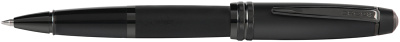 Ручка-роллер Cross Bailey Matte Black Lacquer. Цвет - черный.