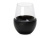 Тумблер для вина WINE KUZIE, черный
