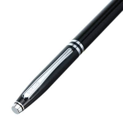Шариковая ручка Cross Avitar Black Lacquer. Цвет - черный.