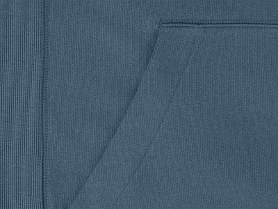 Худи унисекс Лагуна, серо-синий , размер L