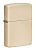 Зажигалка ZIPPO классическая со светло-песочным покрытием | Classic Flat Sand, латунь/сталь, бежевая, глянцевая, 38x13x57 мм