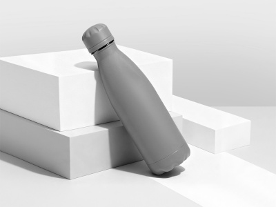 Вакуумная термобутылка Vacuum bottle C1, soft touch, 500 мл, серый
