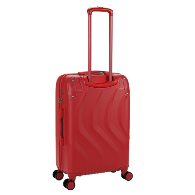 Чемодан TORBER В Отпуск, красный, ABS-пластик, 45 х 27 х 68 см, 63 л, 3,1 кг