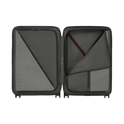 Чемодан VICTORINOX Airox Advanced, черный матовый, 100% поликарбонат Makrolon, 46x29x69 см, 75 л