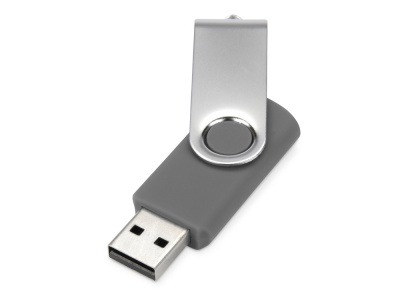 Флеш-карта USB 2.0 16 ГБ Квебек, серый , размер 16ГБ