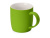 Кружка с покрытием soft-touch Dalgona, зеленое яблоко