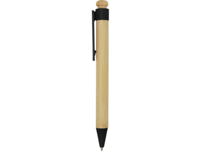 Rattan шариковая ручка из бамбука и переработанной пластмассы - сплошной черный