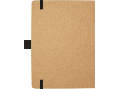 Блокнот Berk формата из переработанной бумаги, черный