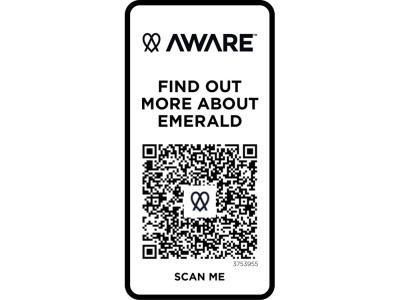Emerald поло унисекс с коротким рукавом из переработанных материалов Aware™. - Нейви , размер XS