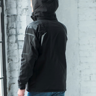 Куртка мужская "ARTIC", ярко-синий, XL, 97% полиэстер, 3% эластан,  320 г/м2