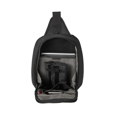 Рюкзак на одно плечо VICTORINOX Altmont Professional Tablet Sling, чёрный, полиэфирная ткань, 24x10x39 см, 8 л