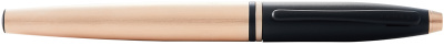 Перьевая ручка Cross Calais Brushed Rose Gold Plate and Black Lacquer, перо F