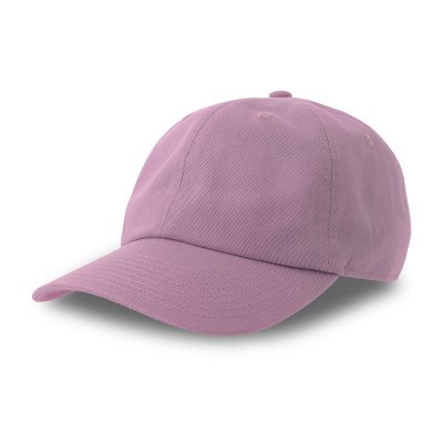 Бейсболка "DAD HAT-S", 6 клиньев, металлическая застежка, сиреневый, 100% хлопок, 270 г/м2