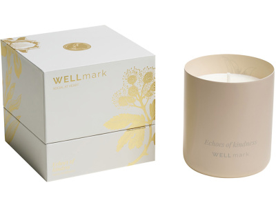 Ароматическая свеча Wellmark Echoes of Kindness- Ecru бежевый