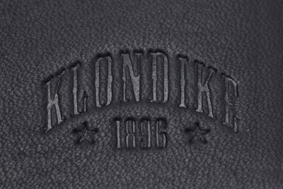 Бумажник KLONDIKE Dawson, натуральная кожа в черном цвете, 12 х 2 х 9,5 см