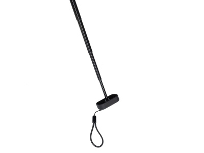 Зонт складной женский TORBER, механика, 5 сложений, синий, каркас алюминий, эпонж, пластиковая ручка, диаметр 91 см