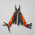 Мультитул Stinger, 107 х 19 мм, 19 функций, сталь, оранжевый корпус, стоунвош, в картонной коробке, в комплекте нейлоновый чехол