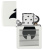 Зажигалка Zippo Flame Gradient Design с покрытием White Matte, латунь/сталь, белая, матовая, 38x13x57 мм Зажигалка Zippo Flame Gradient Design с покрытием White Matte, латунь/сталь, белая, матовая, 38x13x57 мм