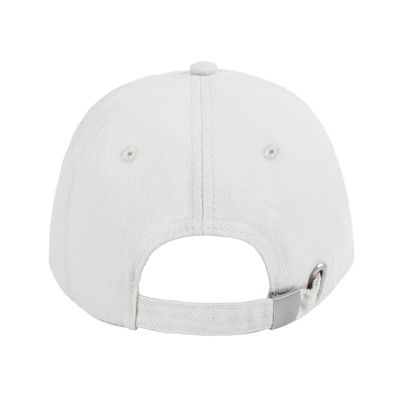 Бейсболка "Optima S", 5 клиньев, металлическая застежка; белый; 100% хлопок; плотность 175 г/м2