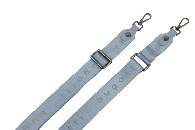 Сумка наплечная BUGATTI АЛМАТА | ALMATA, голубая, полиуретан, 11х4х19 см