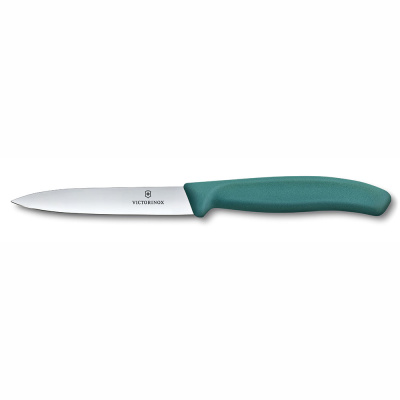 Нож для овощей VICTORINOX Швейцарская классика | Swiss Classic, 10 см, зелёный
