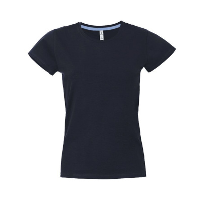 Футболка женская "California Lady", темно-синий, XL, 100% хлопок, 150 г/м2