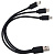 Кабель USB 3 в 1 (Micro, Type-C, Lightning) Черный 6011.08
