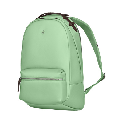 Рюкзак VICTORINOX Victoria Classic Business Backpack, мятный, нейлон/кожа/микрозамша, 27x21x41 см