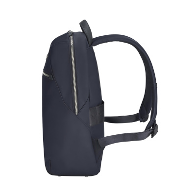 Рюкзак VICTORINOX Victoria Signature Compact Backpack, синий, нейлон/кожа, 30x16x38 см