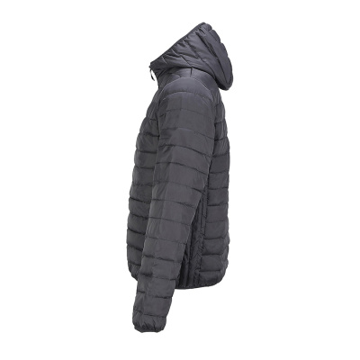 Куртка мужская "STREAM HOODED", черный, S, таффета 280 Т, 100% полиэстер