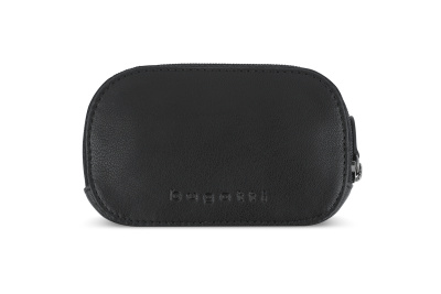 Ключница BUGATTI ЧЕРНАЯ МАГИЯ | BLACK MAGIC, черная, натуральная кожа козы, 11х2х7 см