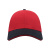 Бейсболка "LIBERTY SANDWICH",6 клиньев,сэндвич,метал.застежка, красный,т-синий,100% хлопок;250г/м2