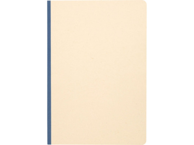 Блокнот из сахарного тростника и RPET А5 Liliana, натуральный/синий