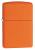 Зажигалка ZIPPO классическая с оранжевым матовым покрытием | Classic Orange Matte, латунь/сталь, оранжевая, матовая, 38x13x57 мм