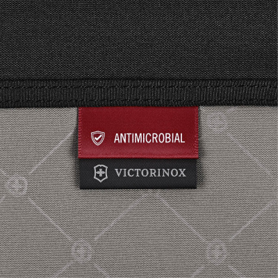 Несессер VICTORINOX Travel Essentials с крючком для подвешивания, чёрный, полиэстер, 27x11x22 см