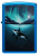 Зажигалка ZIPPO Whale с покрытием High Polish Blue, латунь/сталь, синяя, глянцевая, 38x13x57 мм