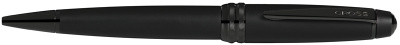 Шариковая ручка Cross Bailey Matte Black Lacquer. Цвет - черный.