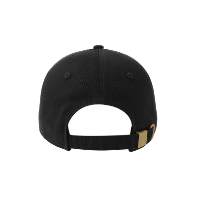 Бейсболка "DAD HAT-S FIVE", 5 клиньев, металлическая застежка, чёрный, 100% хлопок, 270 г/м2