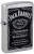 Зажигалка ZIPPO Джек Дэниэлс с покрытием поцарапанный хром | Jack Daniels® Street Chrome, латунь/сталь, серебристая, 38x13x57мм