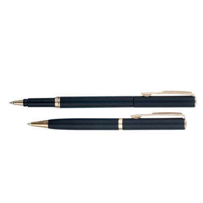 Набор Pierre Cardin коллекция «ПАРА | PEN&PEN»: ручка шариковая+роллер. Цвет - черный. Упаковка Е или E-1