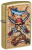 Зажигалка ZIPPO Guy Harvey с покрытием Street Brass, латунь/сталь, золотистая, 38x13x57 мм