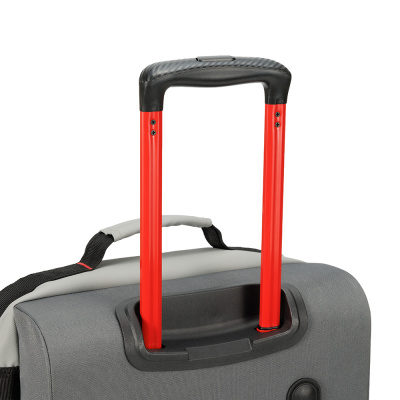 Сумка на колесах TORBER РИТМ, серый, полиэстер 900D с PU покрытием, 49 x 35,5 x 26 см, 35 л