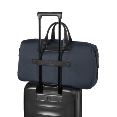 Дорожная сумка VICTORINOX Architecture Urban2 Weekender, синий, полиэстер/кожа, 24x56x30 см, 45 л
