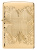 Зажигалка ZIPPO Armor® Lucky Clover с покрытием High Polish Gold Plate, латунь/сталь, золотистая, 38x13x57 мм