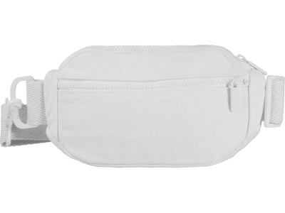 Кресент сумка через плечо Aware™ плотностью 500 г/м² из переработанного материала, белый