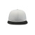 Бейсболка "SNAP BACK", 6 клиньев, пластик.застежка, белый с черным, 100% п/э,100% х/б, 400 гр/м2