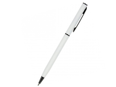 Ручка шариковая автоматическая BrunoVisconti® PALERMO цвет корпуса белый, soft-touch, 0.7 мм