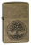 Зажигалка ZIPPO Древо жизни с покрытием античная латунь | Tree of Life Antique Brass, латунь/сталь, медная, матовая, 38x13x57 мм