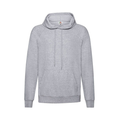 Толстовка мужская "LIGHTWEIGHT", серый меланж_L, 80% хлопок, 20% полиэстер, 240 г/м2