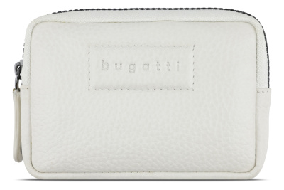 Ключница BUGATTI ЭЛЬЗА | ELSA, с защитой данных RFID, белая, воловья кожа/полиэстер, 11х2х7 см